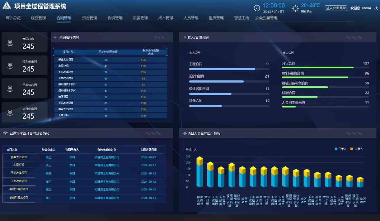 工程项目管理系统文档管理功能竟然这么强大！