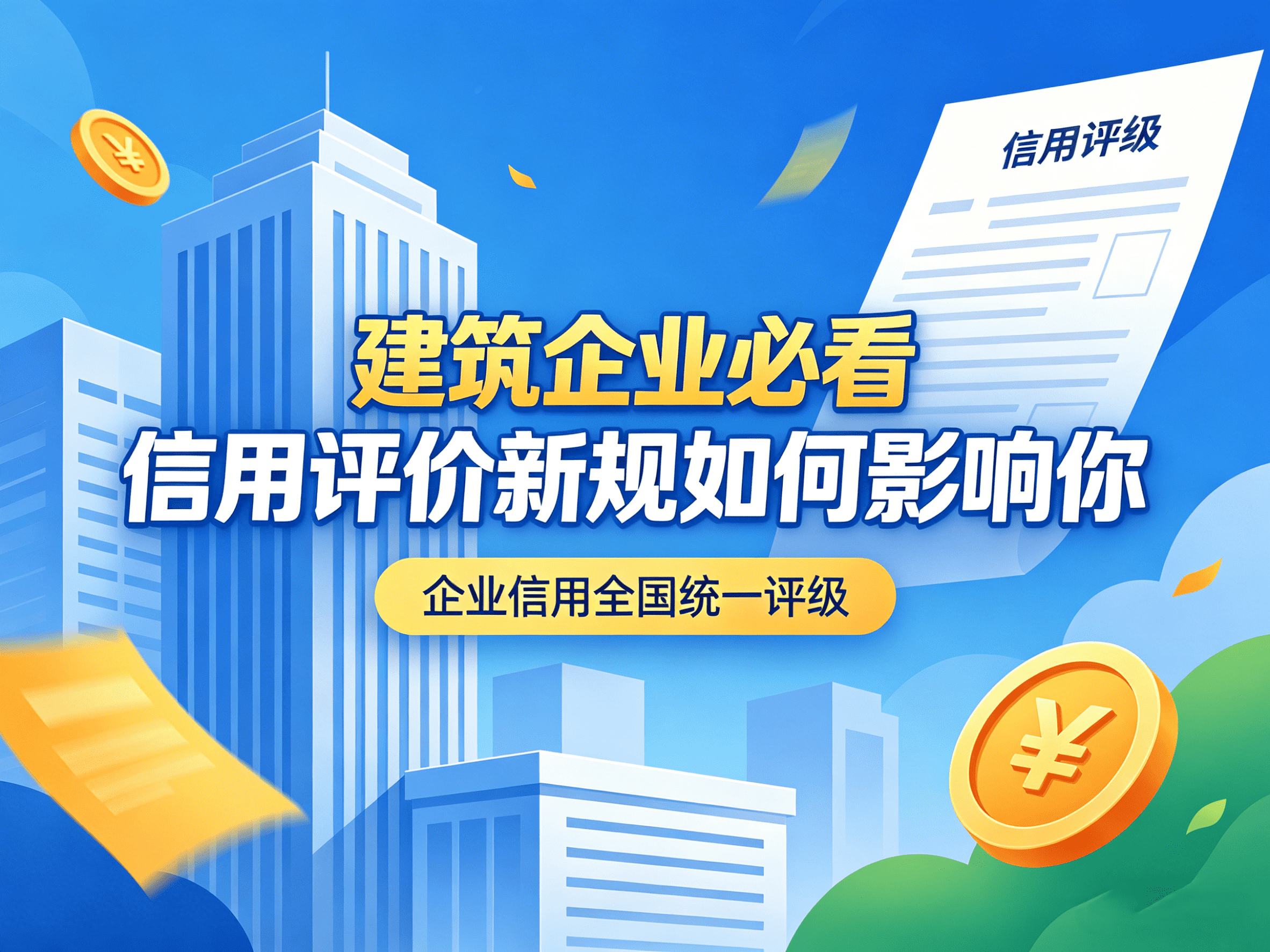 建筑企业必看：信用评价新规如何影响你